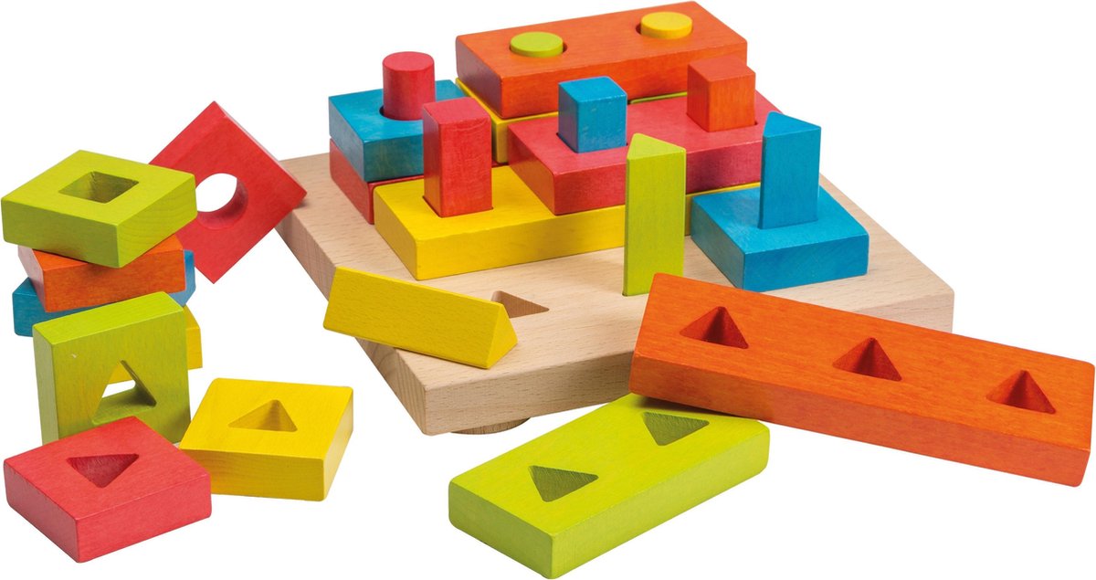 Jouéco Vormen Stapelpuzzel