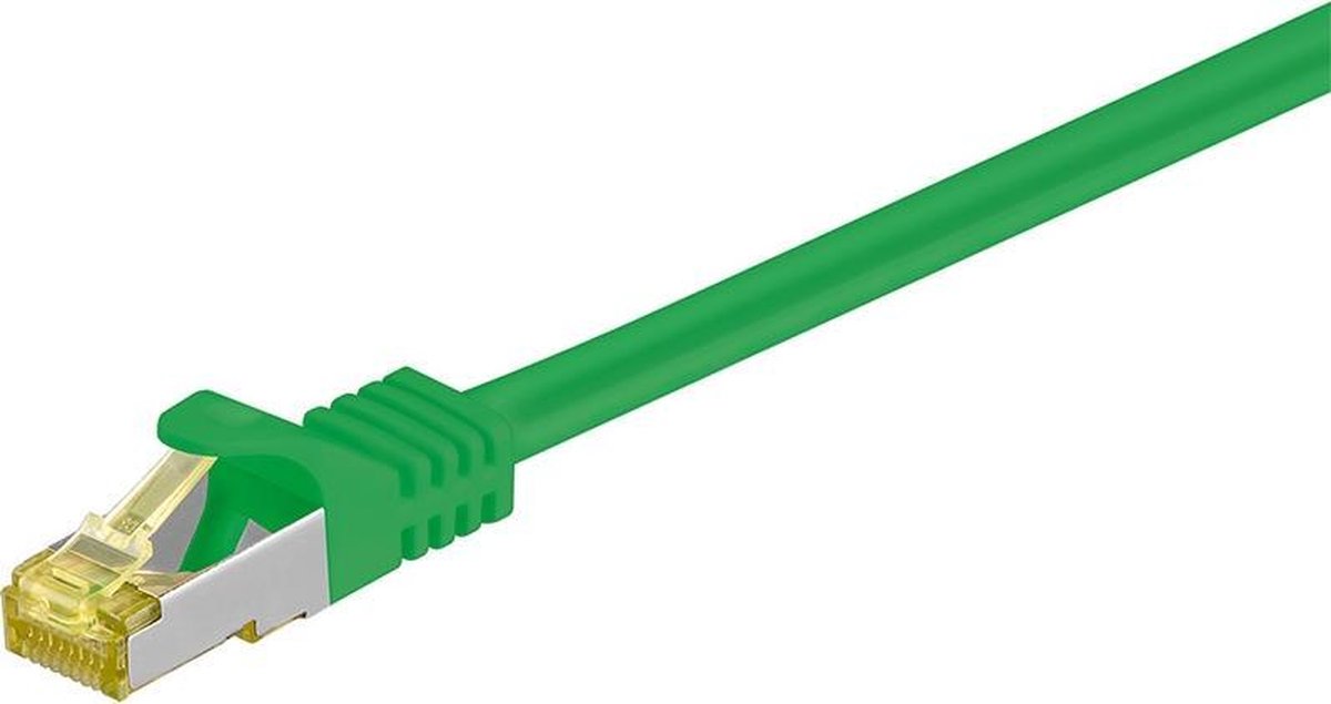Wentronic 91577 - Cat 7 STP-kabel - RJ45 - 0.5 m - Groen