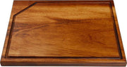 Hamburger |steak plank commis - irokohout - 35 x 27 cm