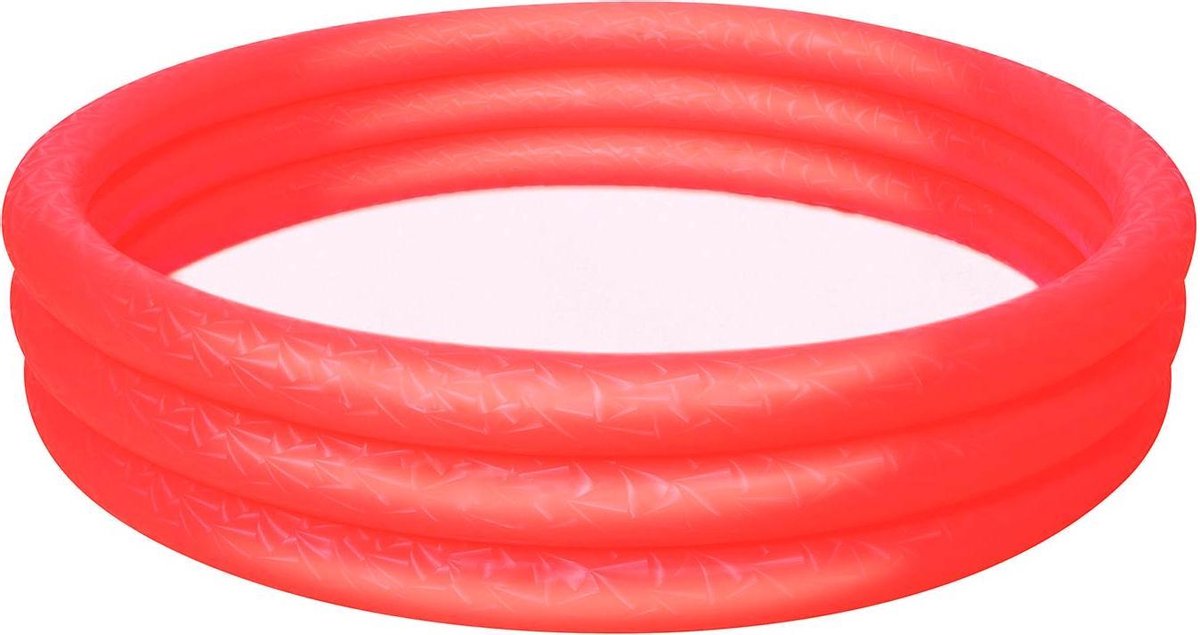 Bestway -  Zwembad - 152 x 30 cm - Opblaas - 3 ringen - 282 liter  - Rood - Zwembad - Rond