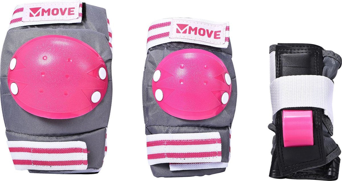 Move Skate Bescherming 3-delig Basic Roze One-size