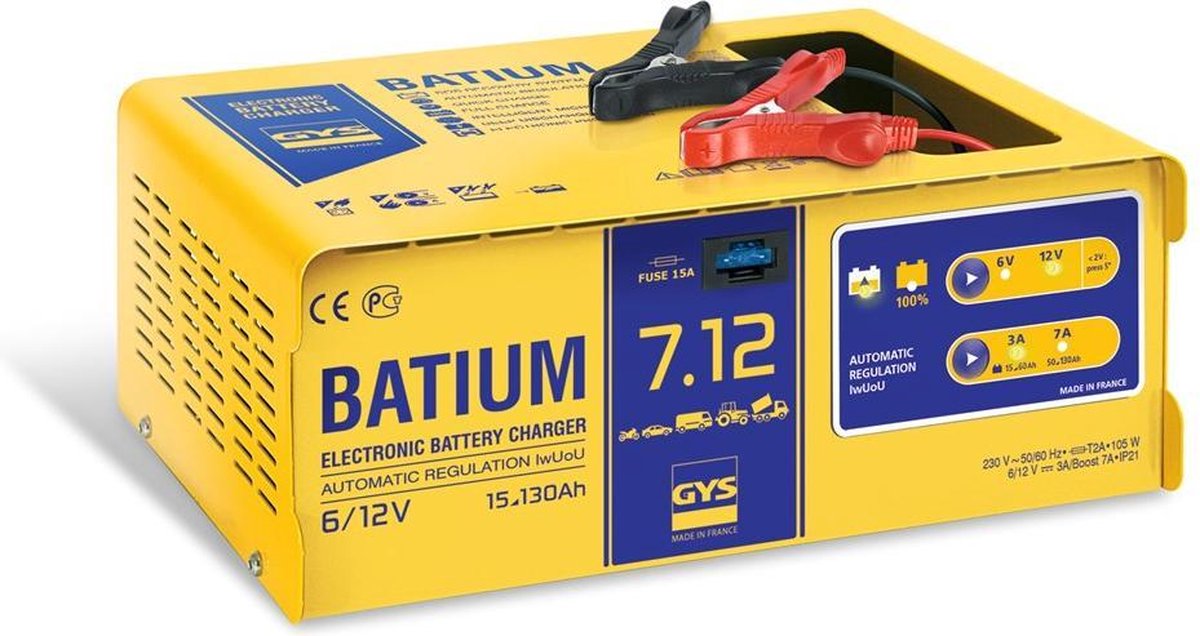 Gys acculader BATIUM 7/12