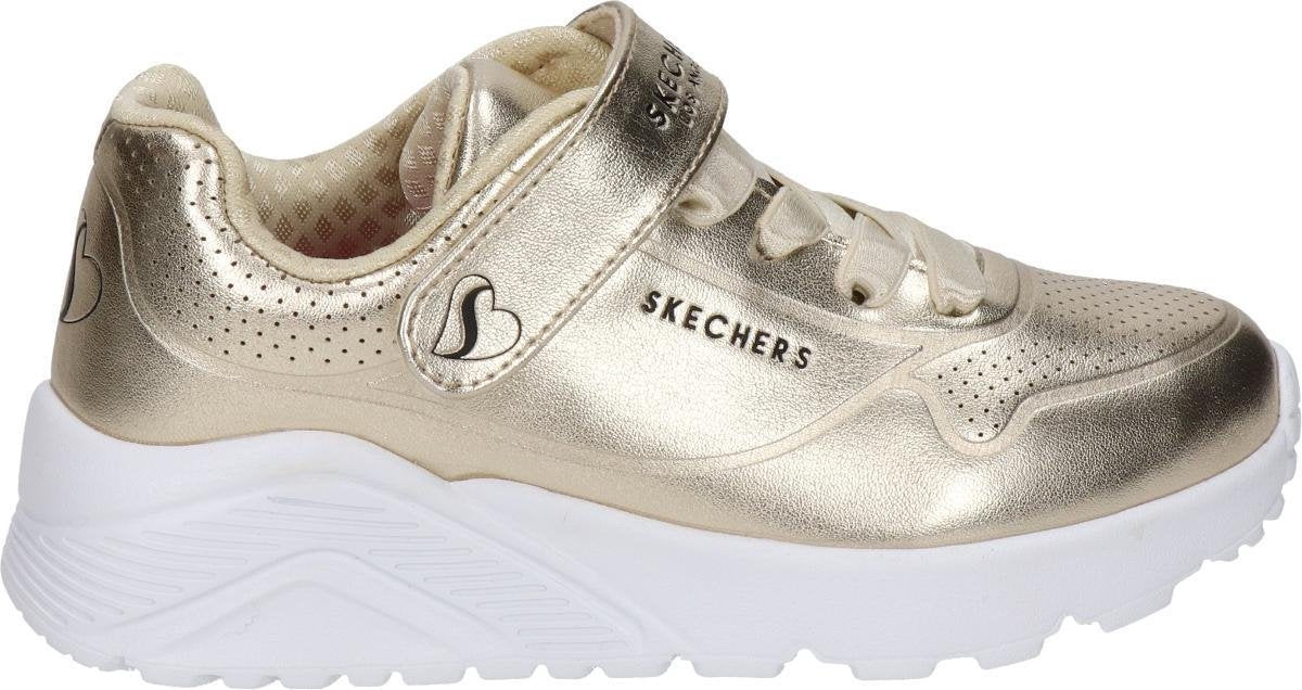 Skecher Uno Lite meisjes sneaker - Goud - Maat 27