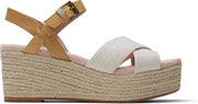Toms Willow Dames Wedge - Natural - Maat 37