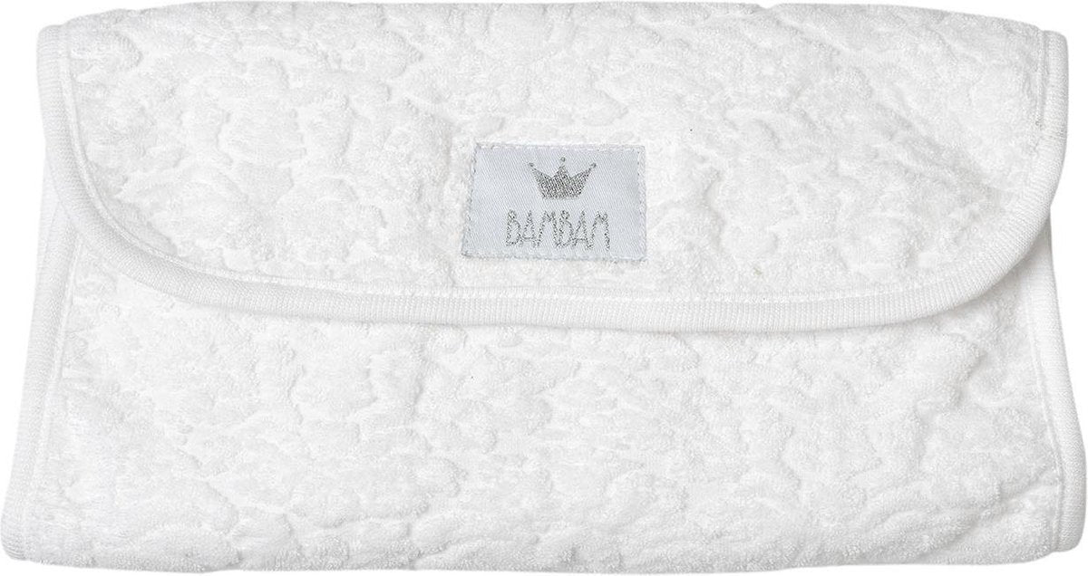 BamBam Luierclutch - Wit Jacquard