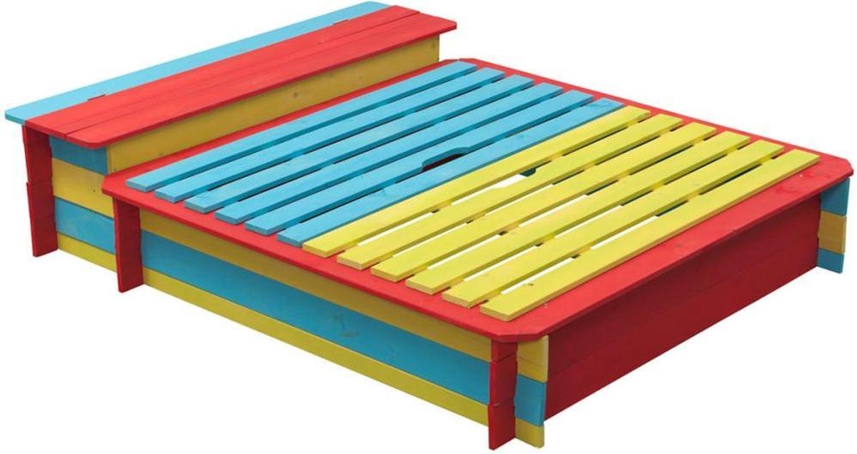 Swing King zandbak Jade 150x120x25/35cm - multikleur