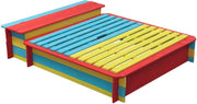 Swing King zandbak Jade 150x120x25/35cm - multikleur