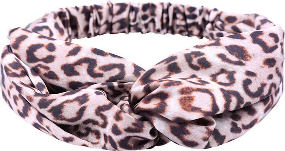 Damesdingetjes - Haarband - Girl of the wild - Met luipaard print en twist - Fashion trend 2021
