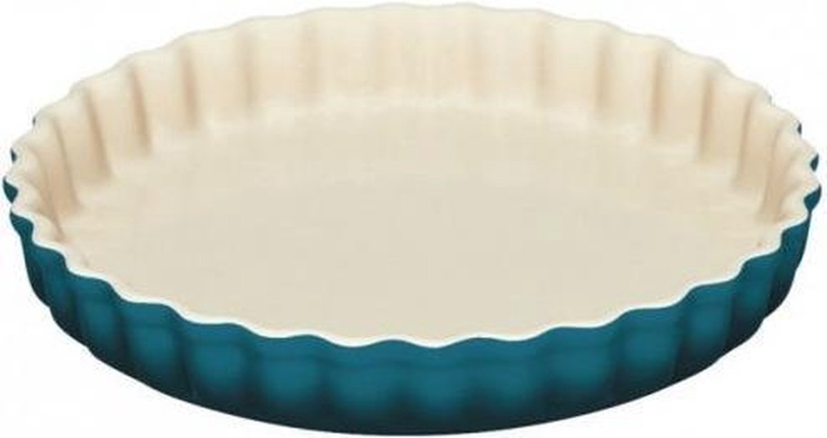 Taartvorm in Aardewerk Deep Teal