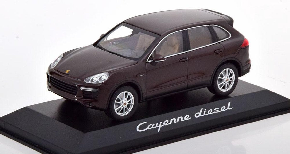 Porsche Cayenne Dealer Model (Bruin) 1:43 Minichamps - Modelauto - Schaalmodel - Model auto