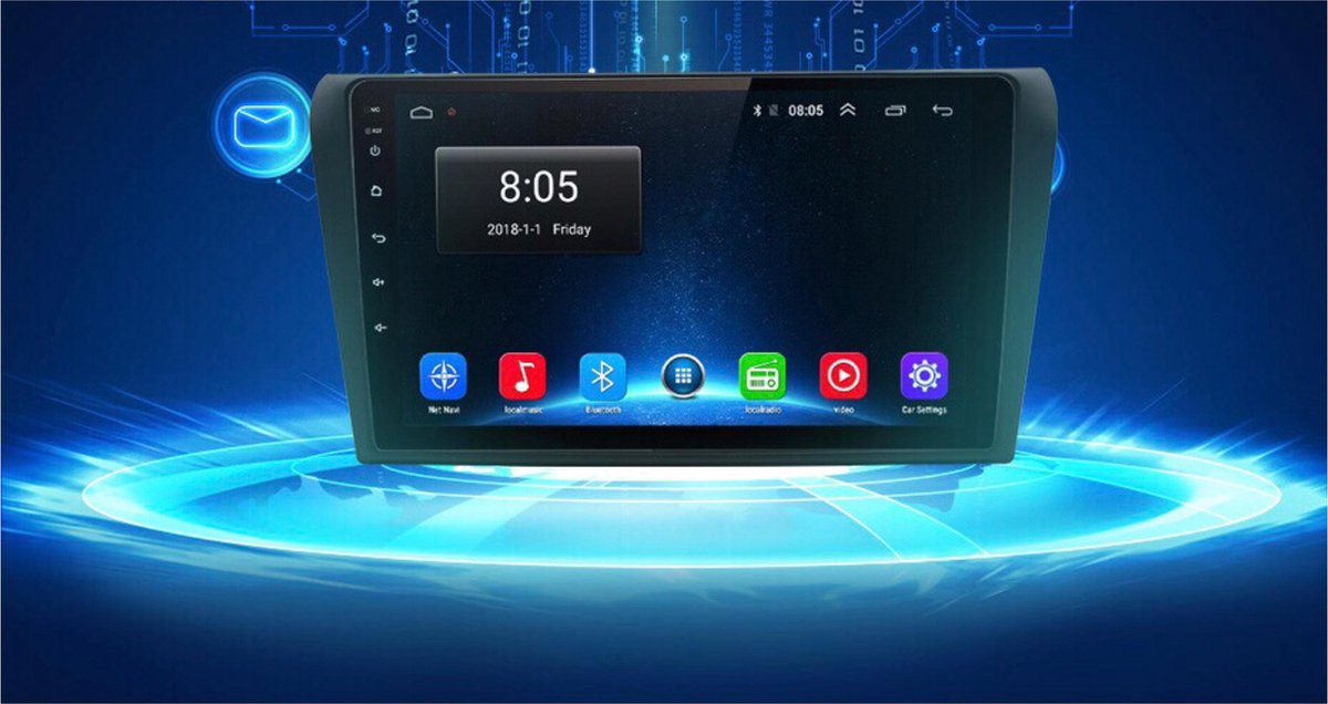 Mazda 3 2003-2009 Android 10 navigatie en multimediasysteem autoradio wifi bluetooth usb 2+32GB