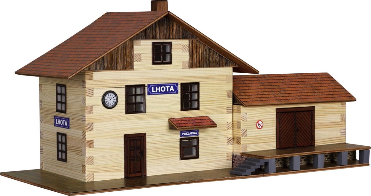 Bouwpakket Walachia W36 Treinstation- hout