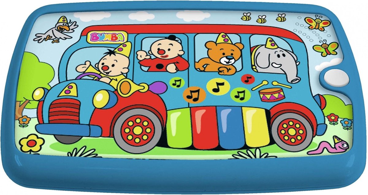 Bumba - muziekbus - met mini piano en Bumba geluidjes en liedjes - inclusief batterijen
