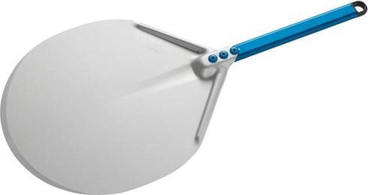 Gi.Metal - Azzurra - Ronde Aluminium Pizzaschep - ø 33 cm 65 cm lang