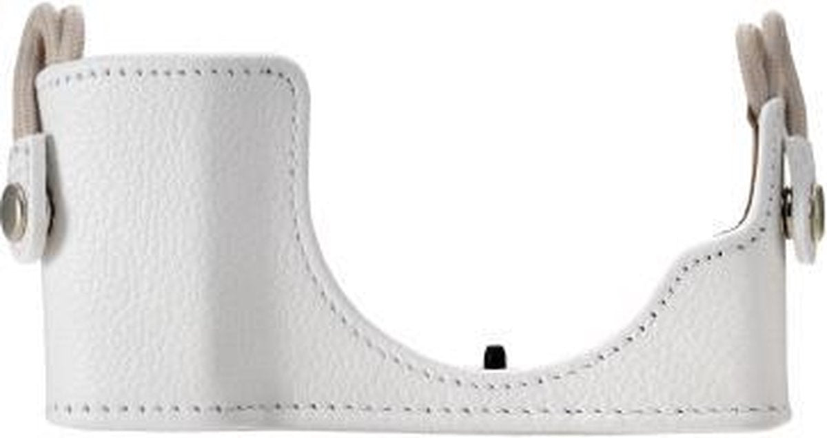 Olympus CS-45B WHT Leather Body Jacket for PEN E-PL7/E-PL8 - white