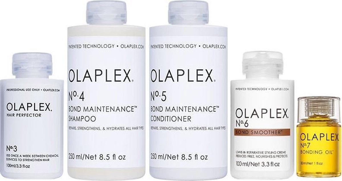 Beschadigd haar pakket Olaplex No.3 + 4 + 5 + 6 + 7