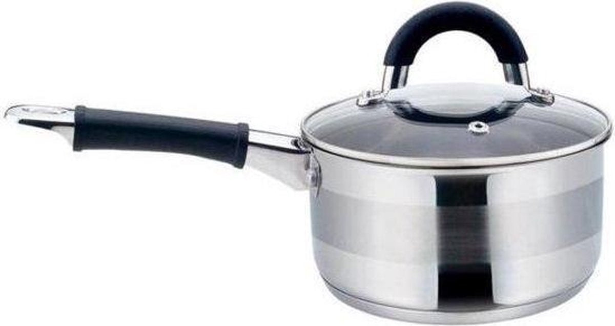 Kinghoff - steelpan met deksel - rvs - 0
