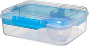 Sistema To Go Bento Box brooddoos - 4 compart. & yoghurtpotje blauw - 1.65L