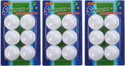 Set van 18 stuks tafeltennis pingpong balletjes - 40 mm - Wit - Kunststof ballen - Kinderspeelgoed