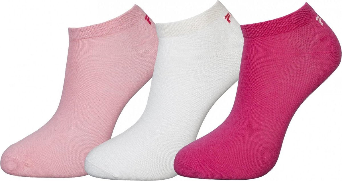 Fila - 6-pack Short Sokken - Roze - Maat 35-38