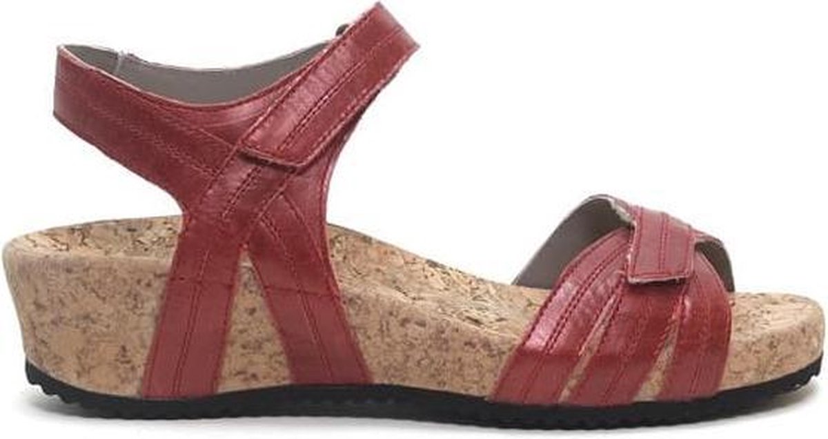 Durea Sandalen 7393 025 H Kersen Rood Kurk