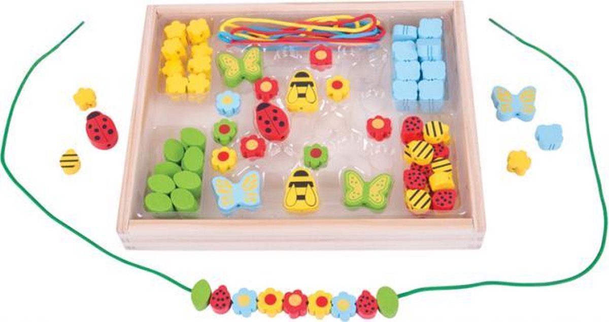 Bigjigs Bead Box - Garden