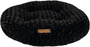 M-pets Hondenkussen Rond 70 Cm Pluche Zwart