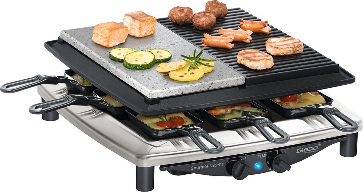 Steba RC4Plus - Steengrill - Gourmet - Teppanyaki grill - 8 personen