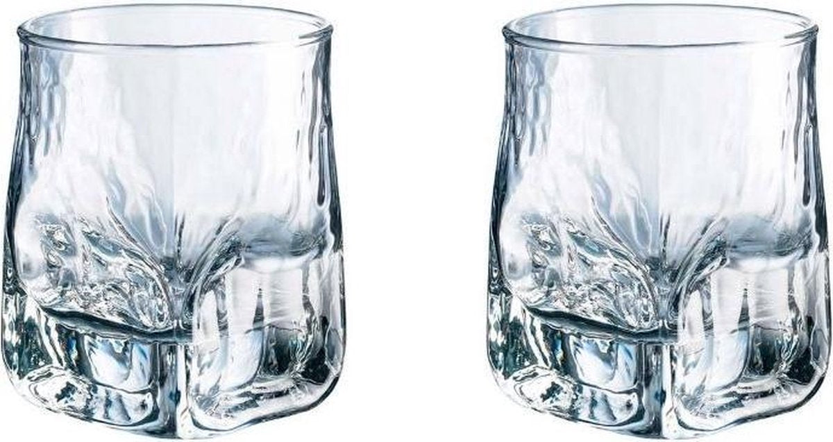 Orange85 Whisky Glazen - 330 ml - Set van 2 - Frosty - Whiskyglas