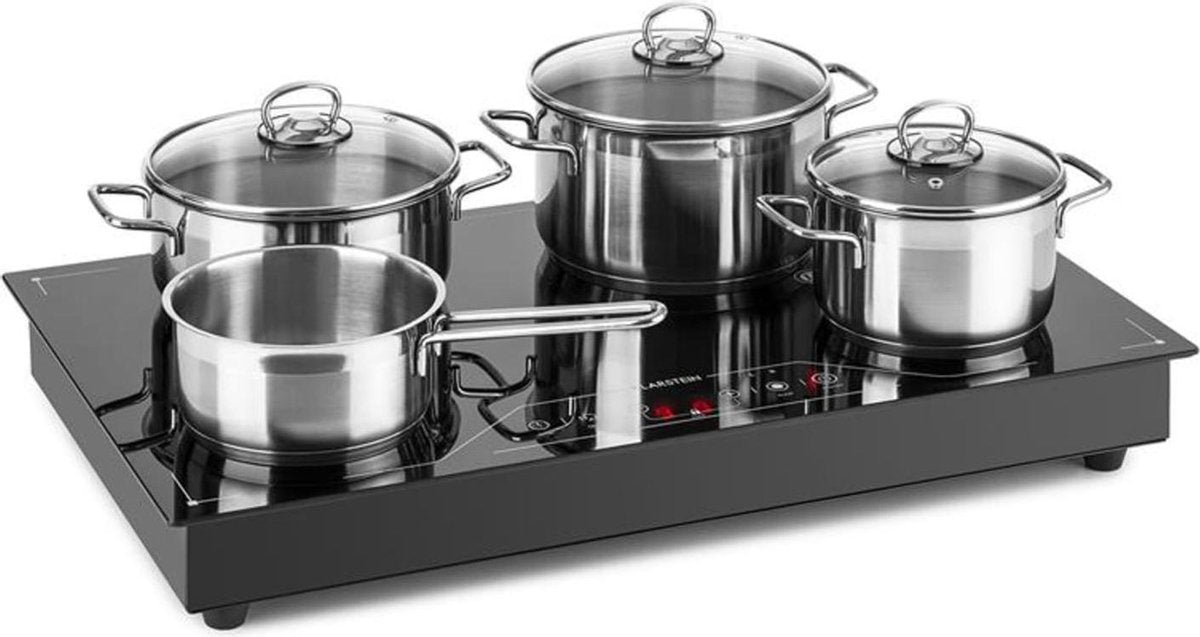Deejay vrije zone inductiekookveld 3500 W glaskeramiek touch - zwart