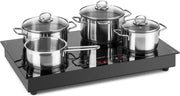 Deejay vrije zone inductiekookveld 3500 W glaskeramiek touch - zwart
