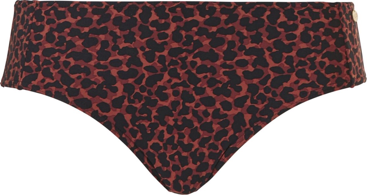 TC WoW - Ten Cate - Bikini Broek Leopard - maat 38 - Dierenprint Rood Zwart