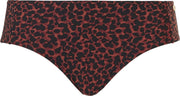 TC WoW - Ten Cate - Bikini Broek Leopard - maat 38 - Dierenprint Rood Zwart
