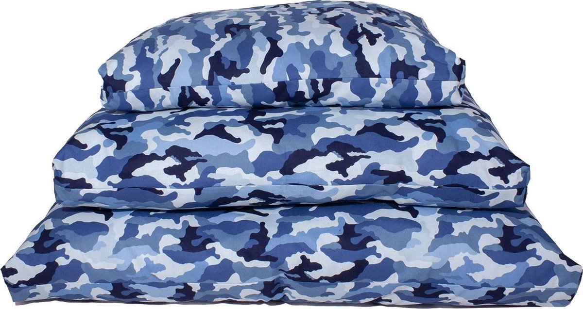 Lobbes Hondenkussen Legerblauw 55 x 80 x 10 cm