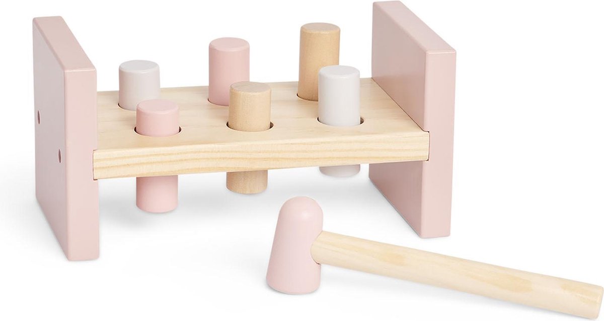 Jollein Houten Hamerbank - Pink