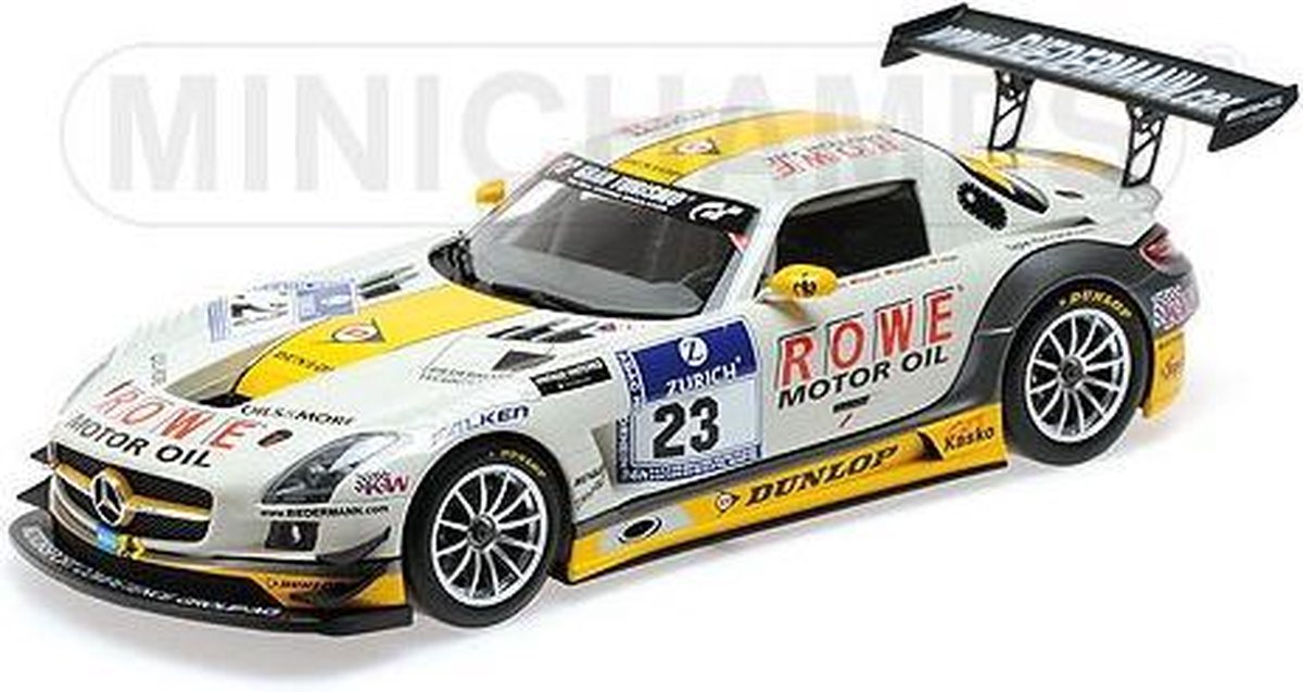 Mercedes-Benz SLS AMG GT3 Rowe Racing #23 ADAC 24H Nurburgring 2013 - 1:18 - Minichamps