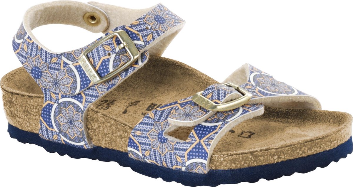 Birkenstock Rio Oriental Tiles Blue maat 26