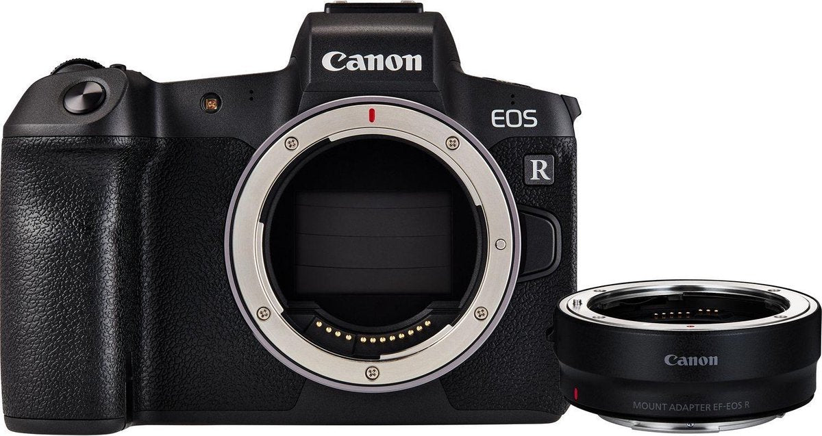 Canon EOS R Body + EF-EOS R Mount Adapter - Zwart