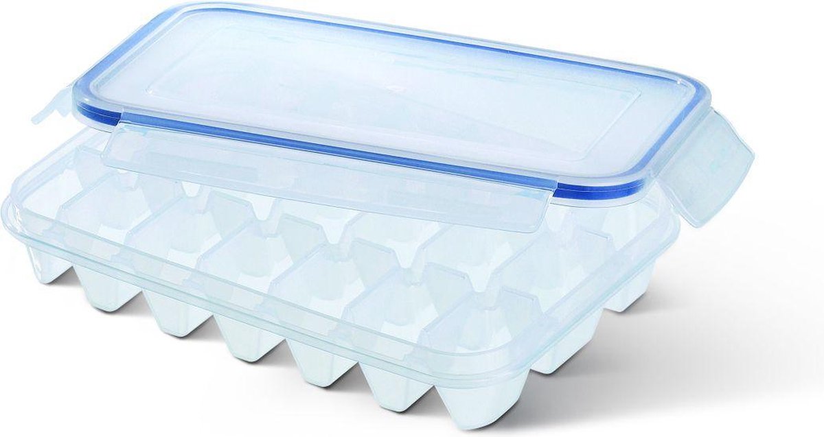 Emsa Clip&Close ijblokjesbox blauw rond
