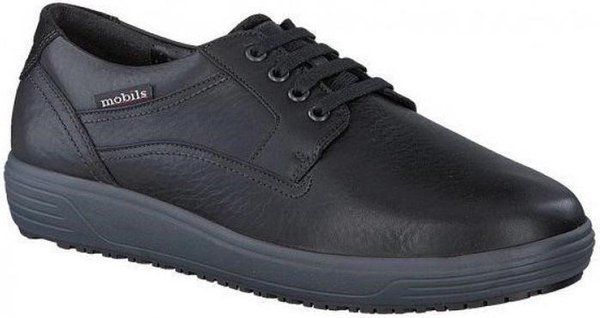 Mobils by Mephisto VERANO lederen herenschoen zwart *EXTRA BREED*