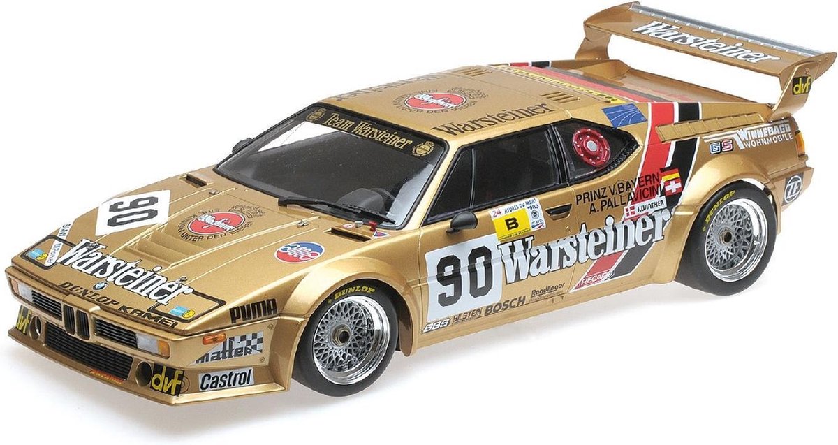 BMW M1 GR.B #90 24H Le Mans 1983 - 1:12 - Minichamps
