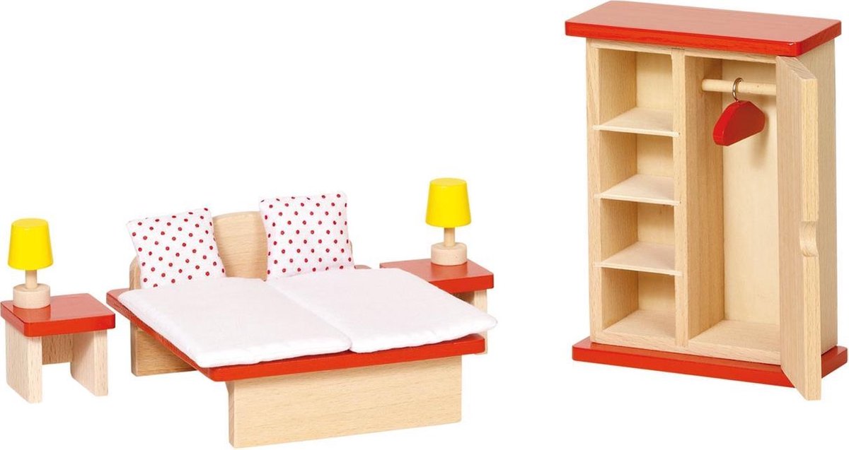 Poppenhuismeubeltjes: SLAAPKAMER