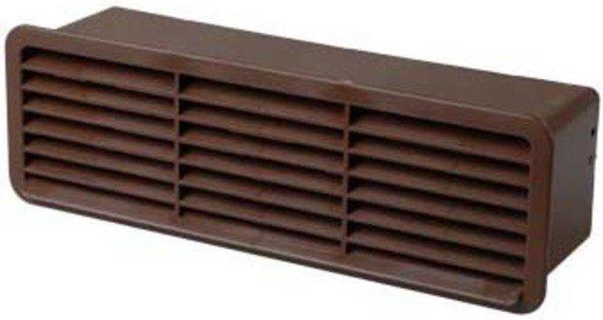 Plieger buitenrooster 204x60mm bruin