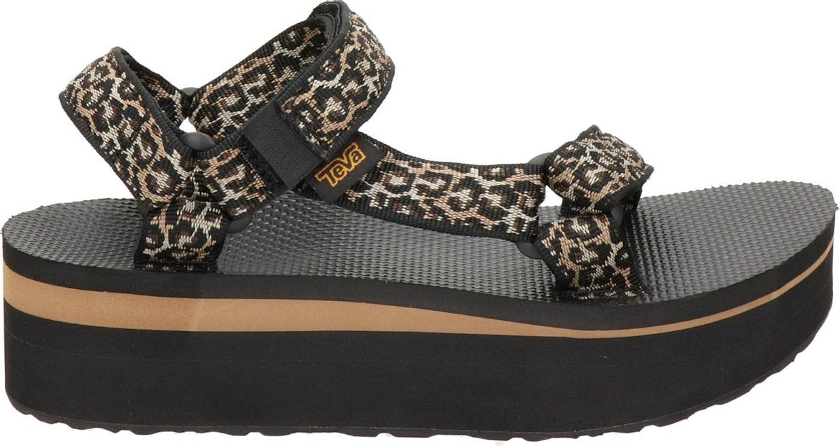 Teva Flatform Universal dames sandaal - Bruin multi - Maat 38