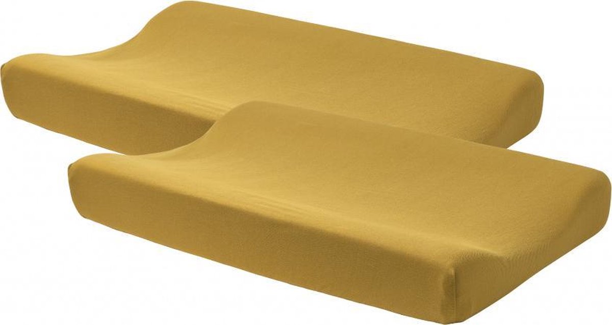 Meyco aankleedkussenhoes basic jersey - 2-pack - Honey Gold