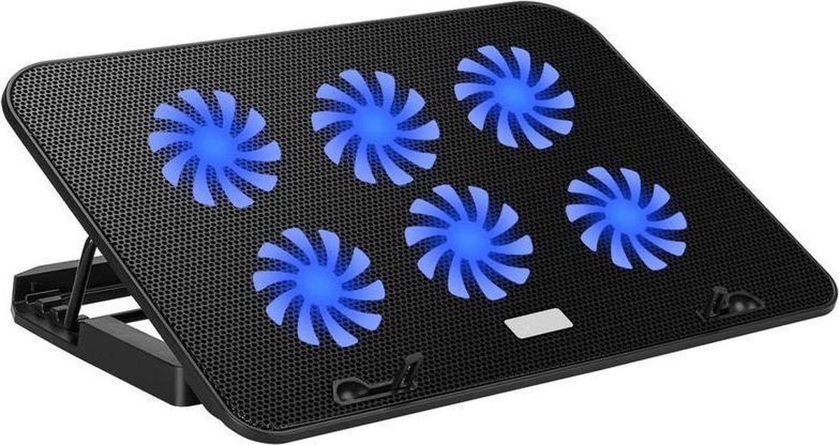NÖRDIC A9 Laptopkoeler met 6 ventilatoren - tot 15