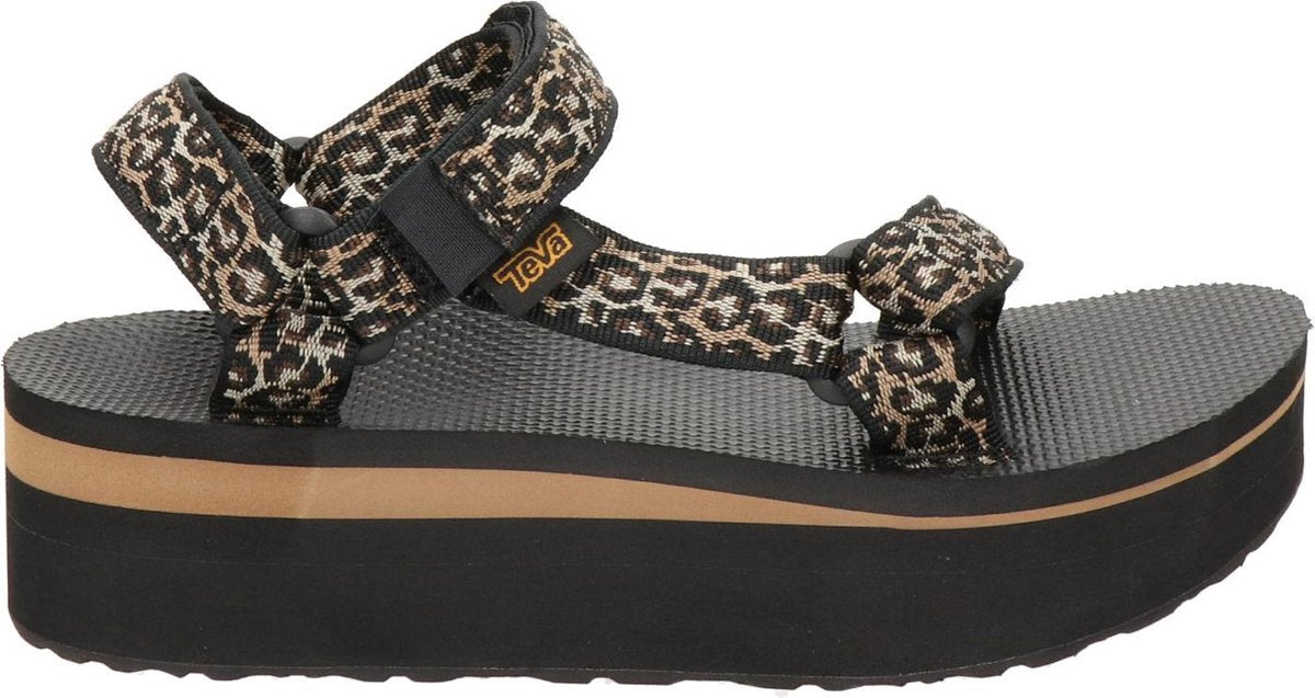 Teva Flatform Universal dames sandaal - Bruin multi - Maat 36