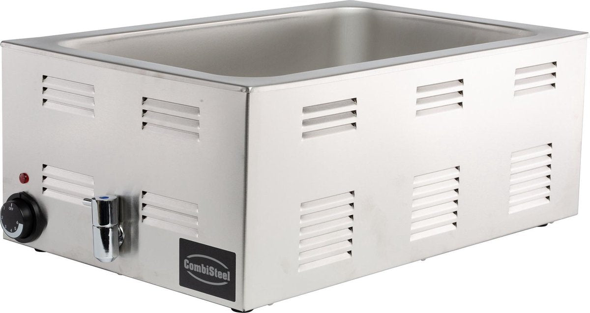 Professionele Bain Marie Met Aftap | Combisteel | 7476.0015 | Horeca