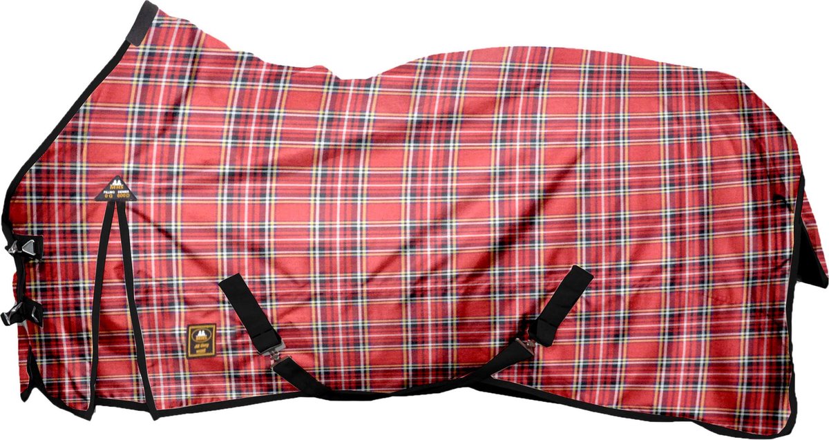 MHS Regendeken 0 gram Red Blocks 155 Rood
