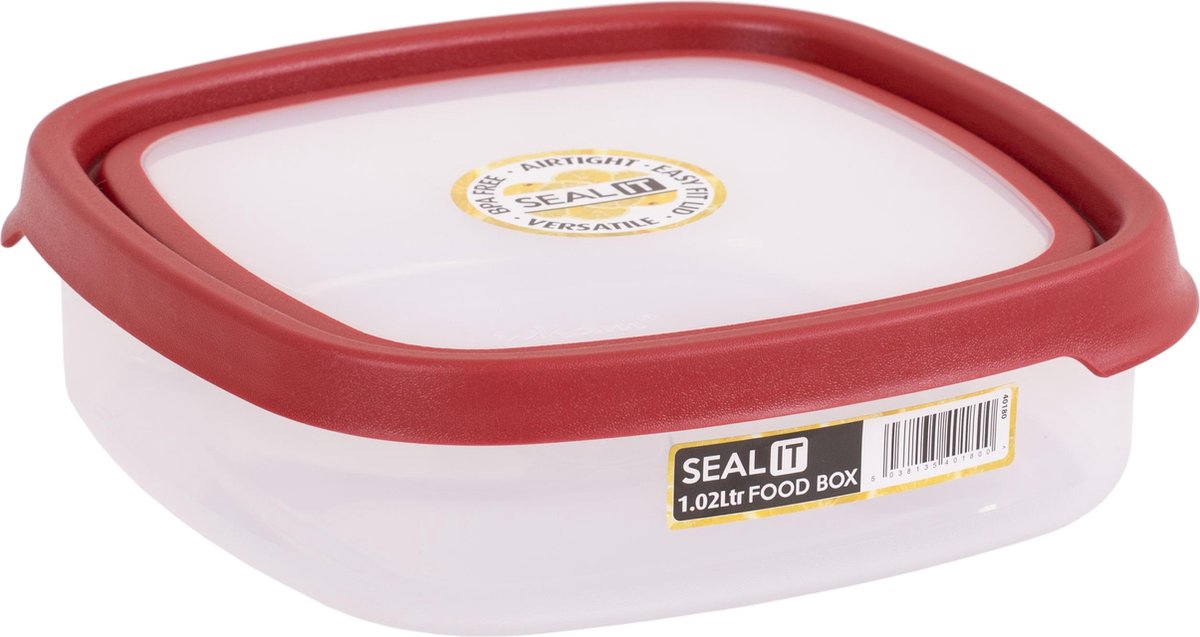 Seal It Opbergbox Vierkant 1 l
